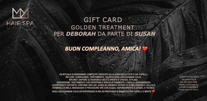 GIFT CARD GOLDEN TREATMENT