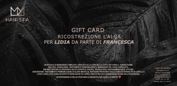 GIFT CARD RICOSTRUZIONE L'ALGA